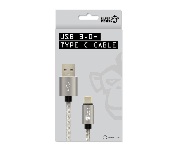 Silver Monkey Kabel USB 3.0 - USB-C 1,5m - 461251 - zdjęcie 2
